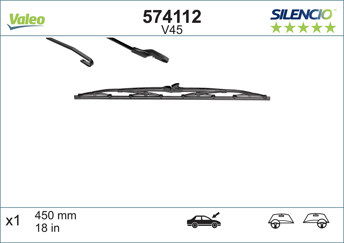 Lamela stergator VALEO 574112